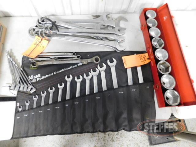 (14) piece SAE full polished combination wrench set, _1.JPG